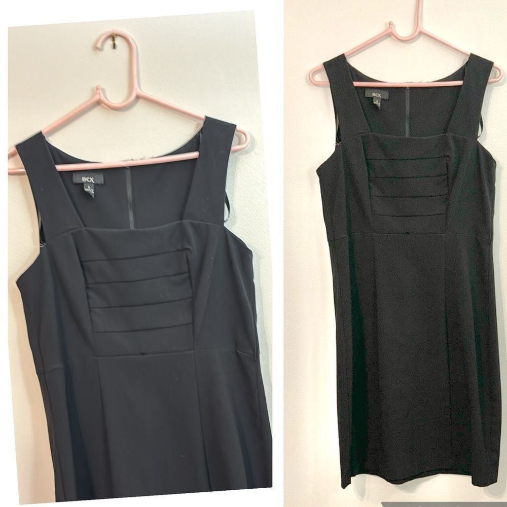 BCX | Juniors Black Sleeveless Sheath Cocktail Dress